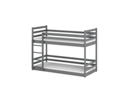 Litera FURNLUX Mini (Grafito, Madera Maciza - 88X178X136 Cm / 80X170 Cm)