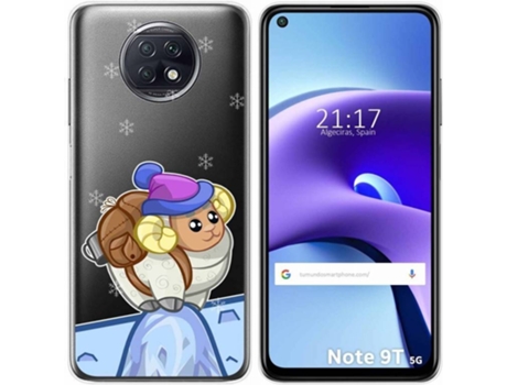Carcasa Xiaomi Redmi Note 9T 5G TUMUNDOSMARTPHONE Cabra Multicolor