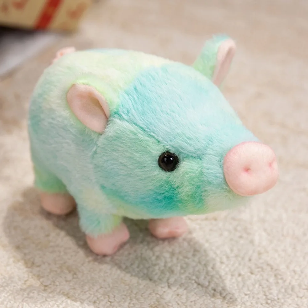Cerdito de peluche suave de alta calidad, agradable al tacto, esponjoso y respetuoso con la piel. MDUG (verde)