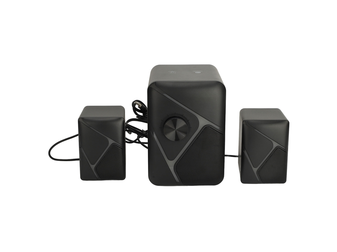Altavoces De Sobremesa Con Sistema Multimedia Usb 2.1, Subwoofer Y Luz Rgb Para Tv, Ordenador Y Teléfono Móvil.
