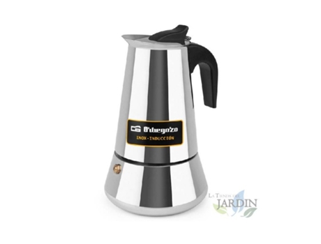 Cafetera Italiana ORBEGOZO Acero Inoxidable (6 Tazas)