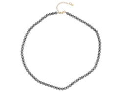 Collar de piedra de terahercios natural con cuentas redondas y 128 facetas para mujer Laopipfu
