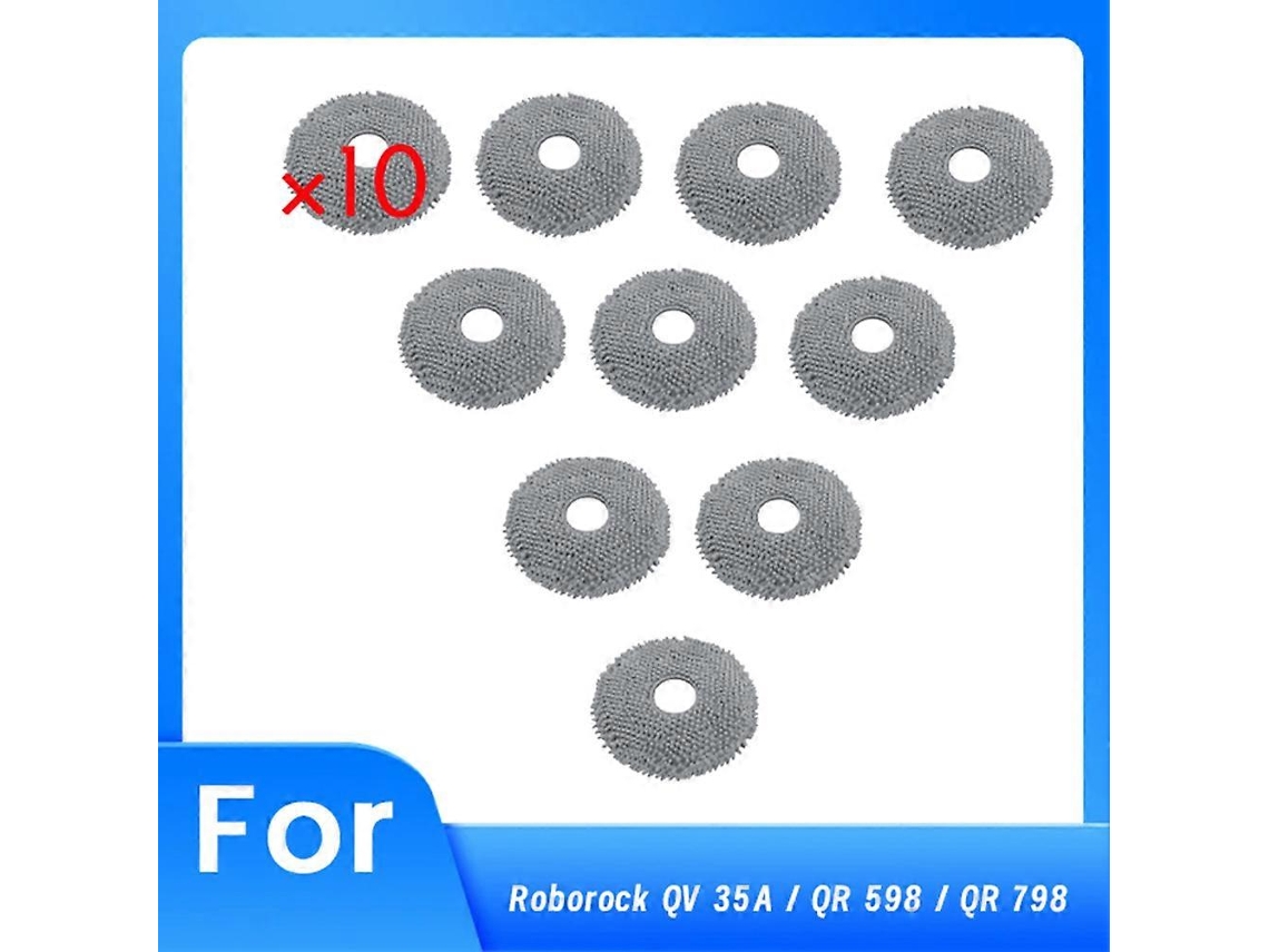 10 Pcs Cleaning Rag For 35a / Qr 598 / Qr 798 Vacuum Cleaner Accessories Cleaner Parts Replacement