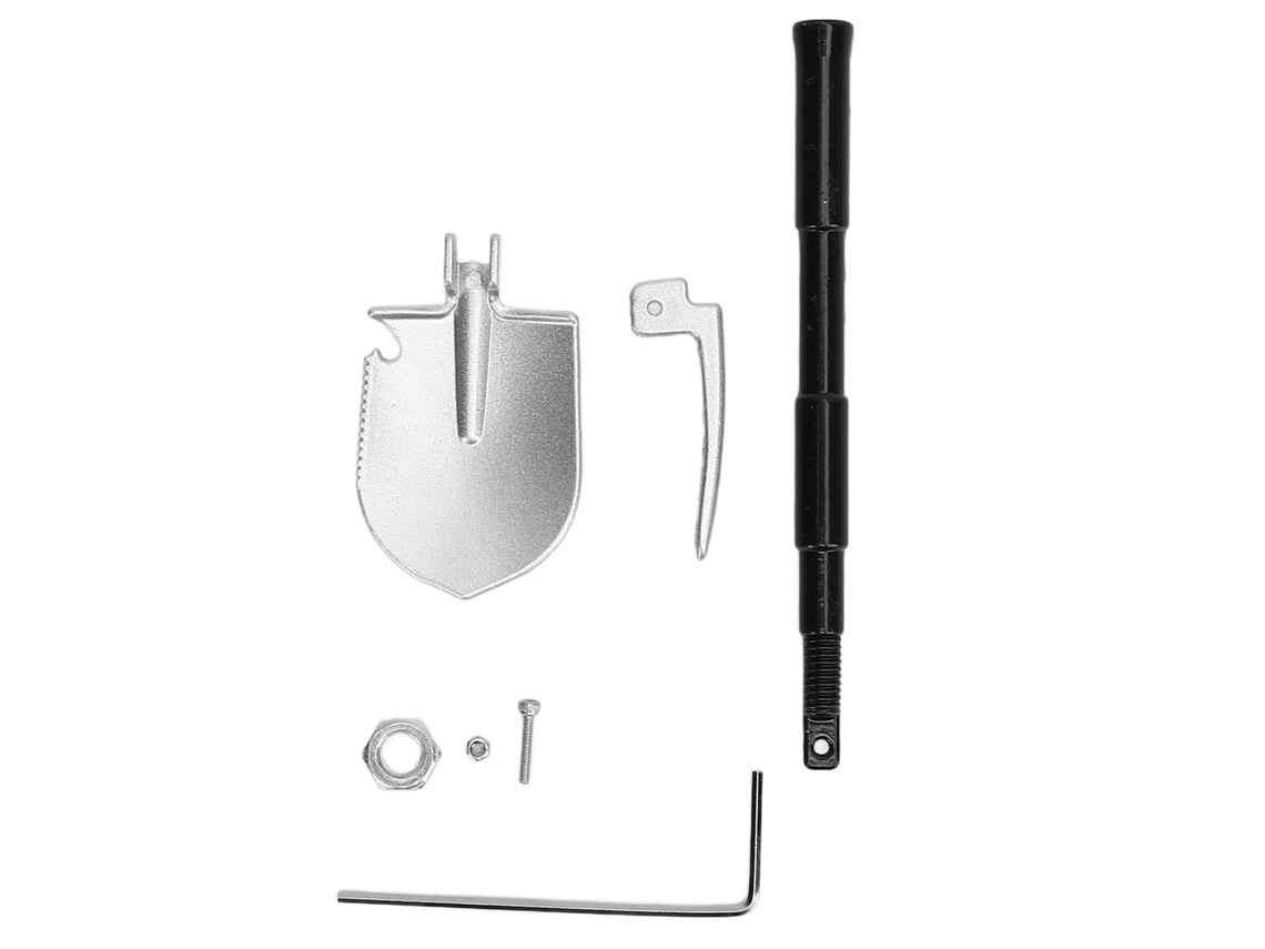 Pala Metálica Rc Para Crawler, Ajustable, Aluminio Y Hierro, Accesorio Decorativo Negro