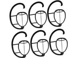 6pièces Soportes Suspendus Para Pelucas Y Sombreros Lot Rangement Y Séchage Structure Ajustabl...