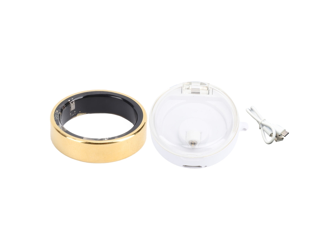 Anillo Inteligente De Fitness Con Monitorización De Pasos, Sueño Y Temperatura. Diseño Ligero Y Elegante En Aleación De Aluminio.