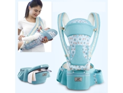 Portabebés ajustable y multifuncional, diseño ligero para bebés de 0 a 48 meses, Digitallab Green Flower