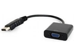 Adaptador De Interface Displayport Vga A-dpm-vgaf-02, Preto, Alta Velocidad, Portátil, Para Hogar, Oficina Y Viajes, Compatible Co