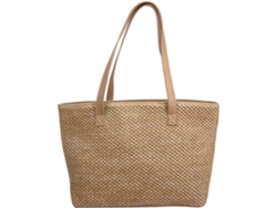Bolsa De Palha Trançada Feminina Para O Verão, Bolsa Grande E Portátil Com Design Elegante.