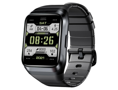Smartwatch Zeus 2 Gps Fitness Impermeable Múltiples Modos Deportivos 1.69'' Monitor de Frecuencia Cardiaca y Oxígeno la Sangre Negro