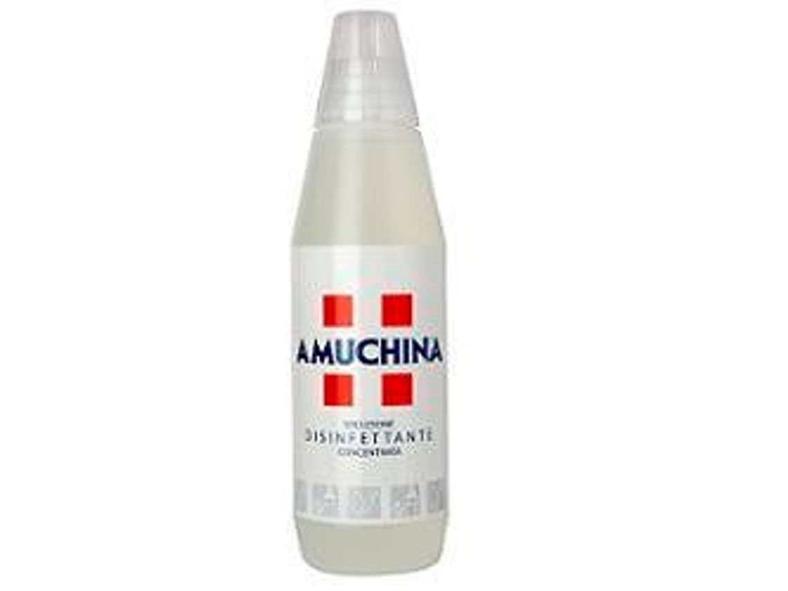 Desinfectante Líquido 100% Sanitizante a Base de Hipoclorito y Sodio Antimicrobiano Ad Ampio Spettro Dazione 1000 Ml Amuchina Amuchina