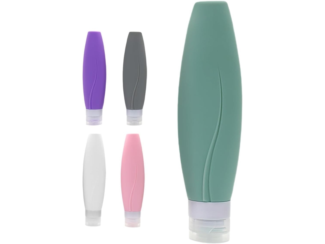 Mini Botellas De Silicona De 150 Ml, A Prueba De Fugas Y Recargables.