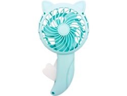 Ventilador De Escritorio Usb Mini Ventilador Portátil Presión Manual Sin Pilas Diseño Dibujos Animados