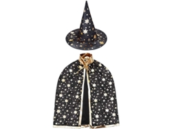 Capa De Mago Con Sombrero, Disfraz De Halloween Para Niños, Accesorio De Cosplay.