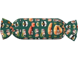 Almohada Cilíndrica Forma Caramelo Felpa Poliéster Espuma Viscoelástica Resistentes Ajustable Fácil Soporte