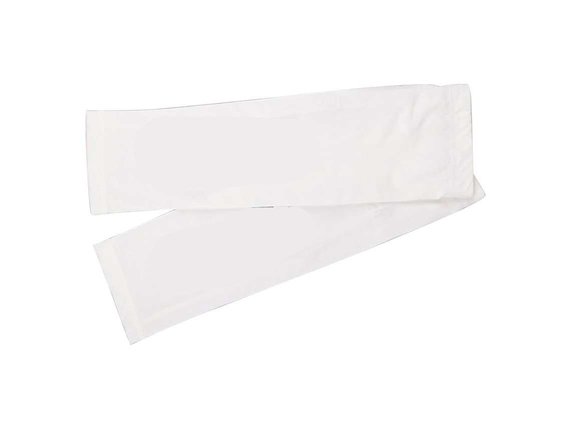 Mangas Para Brazos De Ciclismo Para Deportes Al Aire Libre, Impermeables, Resistentes Al Viento Y Al Sol, Blancas, Talla S