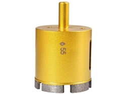 Broca Hueca De Diamante 55mm Para Vidrio, Porcelana, Mármol, Baldosas Y Granito Gyx