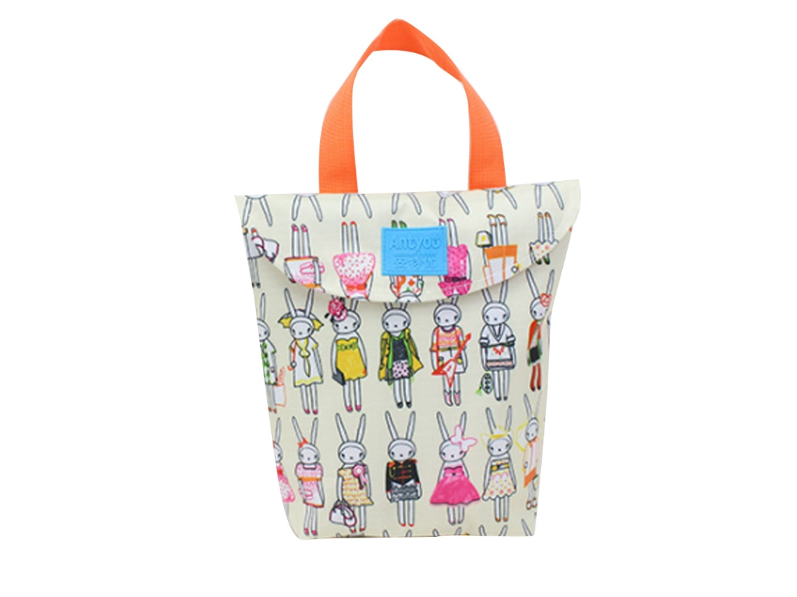 Bolsa Organizadora Portátil Colgante E Impermeable Para Bebés - Conejo Amarillo