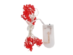 2026-cordón De Luces Led De Cobre Con Pila 2m 20 Luces Blanco Frío Para Decoración Navideña Y Bodas