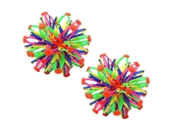 2 Pelotas Mágicas Retráctiles, Pelotas Retráctiles Y Transformables Para Niños Y Niñas Con Diseño De Arcoíris.