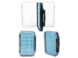 Danu26-caja De Pesca Con Mosca Doble Cara Impermeable Resistente A Impactos Con Tapa Transparente Azul Tamaño L