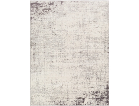 Alfombra - Salón y Dormitorio - Abstracto Escandinavo - KARIN - 160x215cm - Gris y Blanco