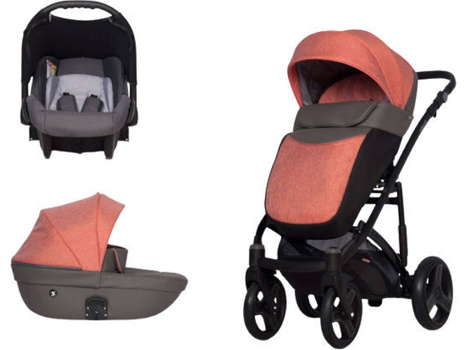 Carrito de Bebé Individual COLIBRO Nesto 3 In 1 Peach