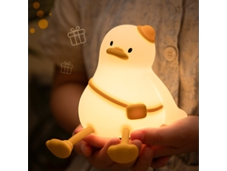 Linterna nocturna LED de silicona MDUG con sensor táctil (Mochila de pato)