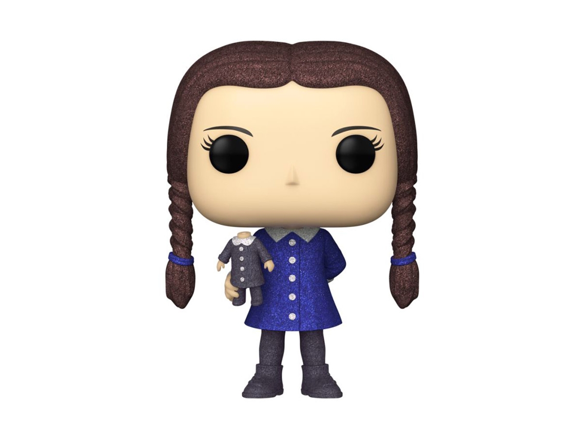 Figura Funko LA FAMILIA ADDAMS Serie de TV Wednesday Us Diamond Glitter Pop! vinilo