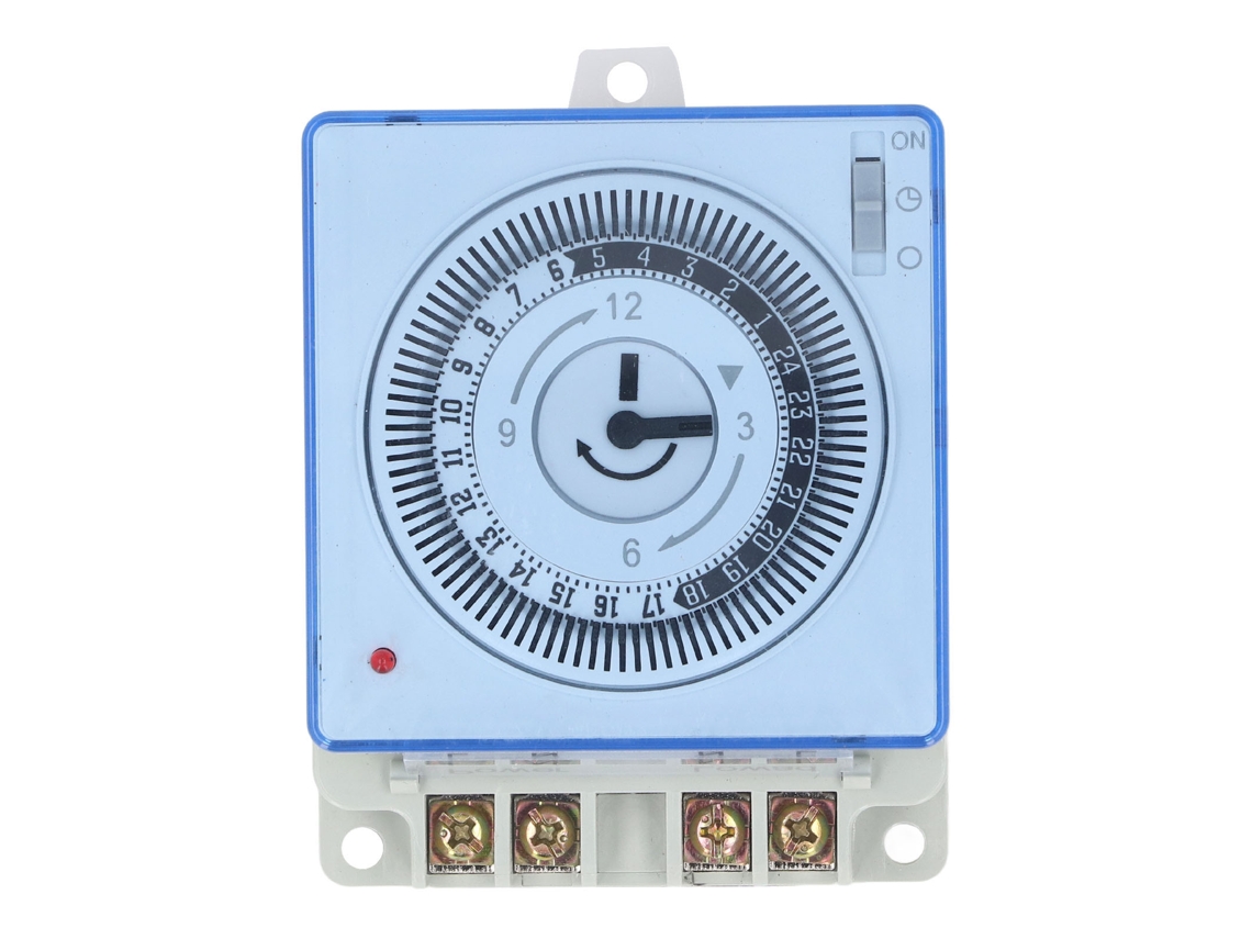 Yncm2026-interruptor De Temporizador Mecánico 24 Horas Apagado Automático Conexión Rápida Para Luz Y Sistema De Extracción