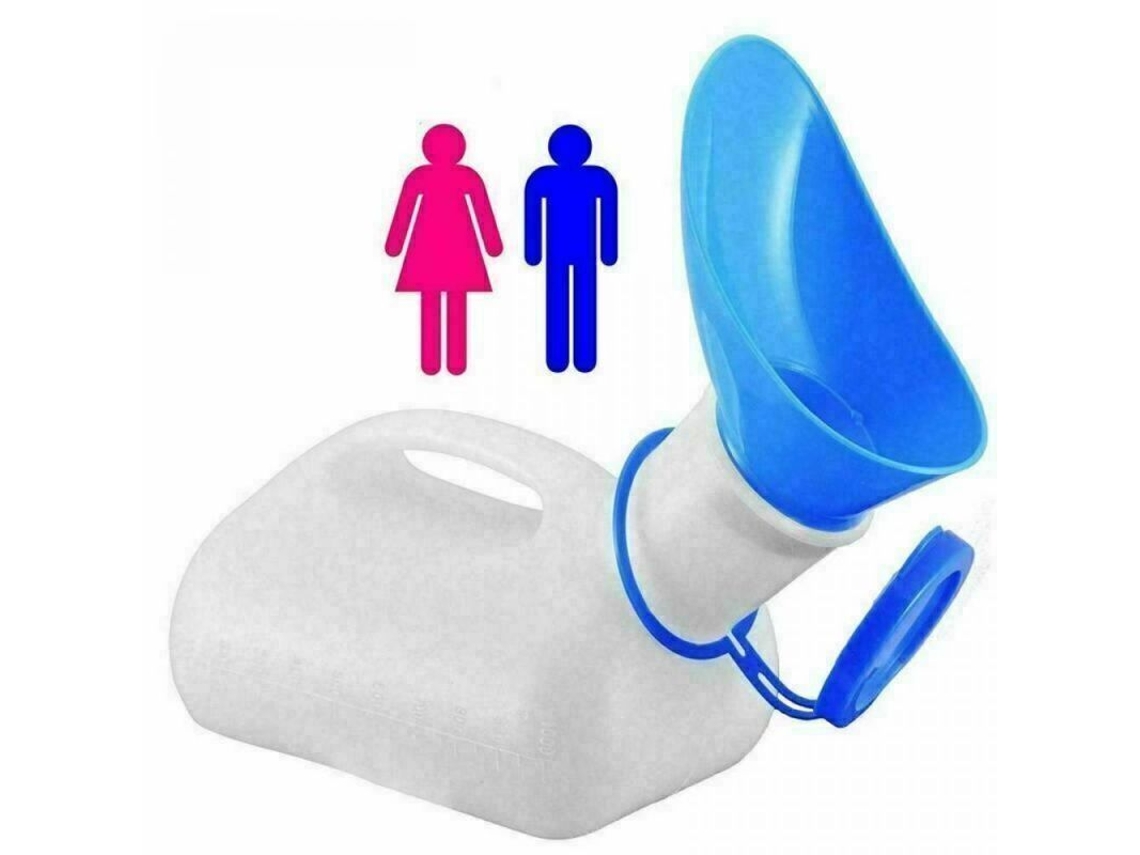 Botella De Orina Portátil 1000ml Para Mujer Y Hombre, Urinal Para Camping Y Exterior, Estabilidad Y Sin Derrames
