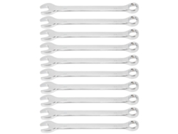 Juego De 10 Llaves Combinadas Dobles De 11 Mm, Acero Cromo-vanadio, Herramienta Manual Para Reparaciones.