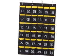 Organizador de pared GOKOCO, para teléfono móvil, colgante, de tela, almacenamiento compacto para sala de estar.