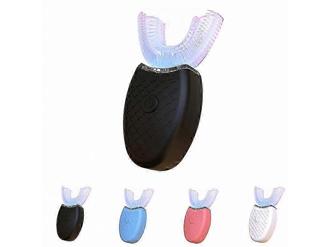 Cepillo de dientes automático en forma de U con rotación de 360 ​​grados, para niños y adultos, con función blanqueadora y luz fría. GOKOCO