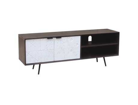 Mueble de TV DKD HOME DECOR (Marrón - Madera - 35 x 140 x 50 cm)