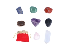 2026 Store-set De 8 Piedras Cristal Para Curación Y Equilibrio De Chakras Con Bolsa De Almacenamiento Para Hogar Y Oficina
