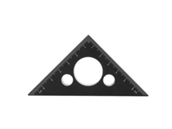 Regla De Ángulo Triangular De Aluminio Para Carpintería, Medidor De Precisión Para Decoración Del Ho