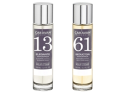 Set de 2 perfumes CARAVAN hombre Nº61 y Nº 13