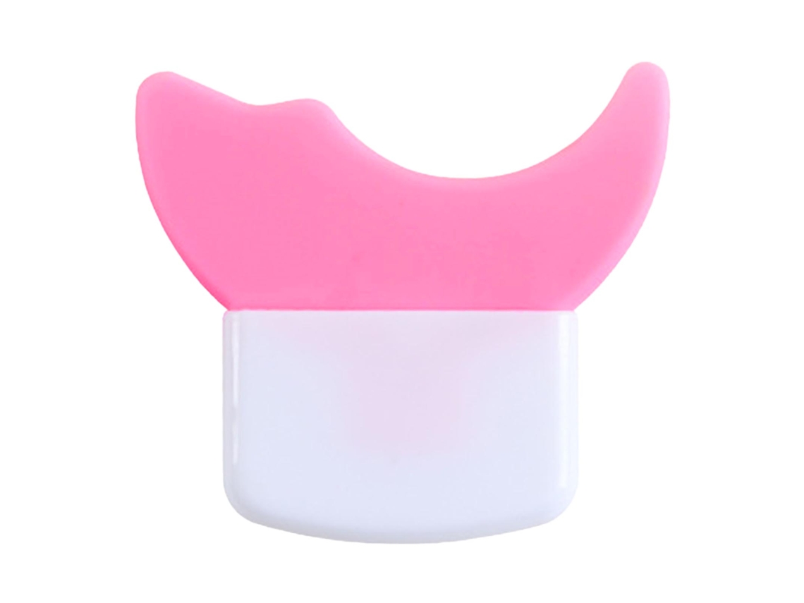 Protector De Pestañas De Silicona Para Rímel, Color Rosa Melocotón.