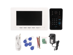 Cámara de timbre inalámbrica de 1000tvl con pantalla de 7'' e infrarrojos RFID para el hogar.