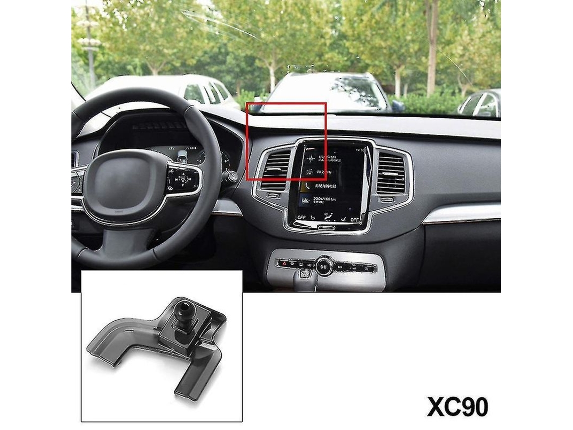 Soporte Para Teléfono Móvil Específico Para Volvo Xc40 Xc60 S90 V90 S60 V60 2018 2019 2020. Material Plástico, Color Negro.
