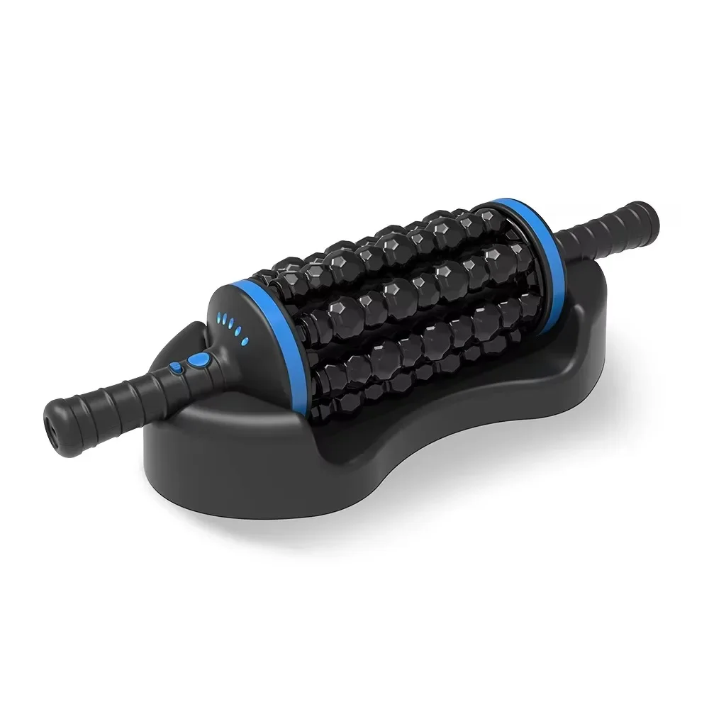 Masajeador Corporal Completo Con Rodillos (azul) Con Masaje De Impacto Rodante Para Relajación Muscular Y Descompresión.
