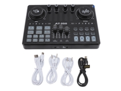 Placa de som Mali profissional com mixer e efeito de voz, para microfone, gravação e transmissão