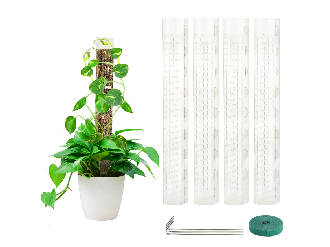 Poste de plástico para musgo para plantas trepadoras