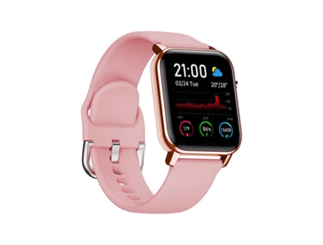 Reloj Inteligente con Monitor Impermeable Cronómetro Deportivo Compatible IOS, Android-Rosa VEANXIN