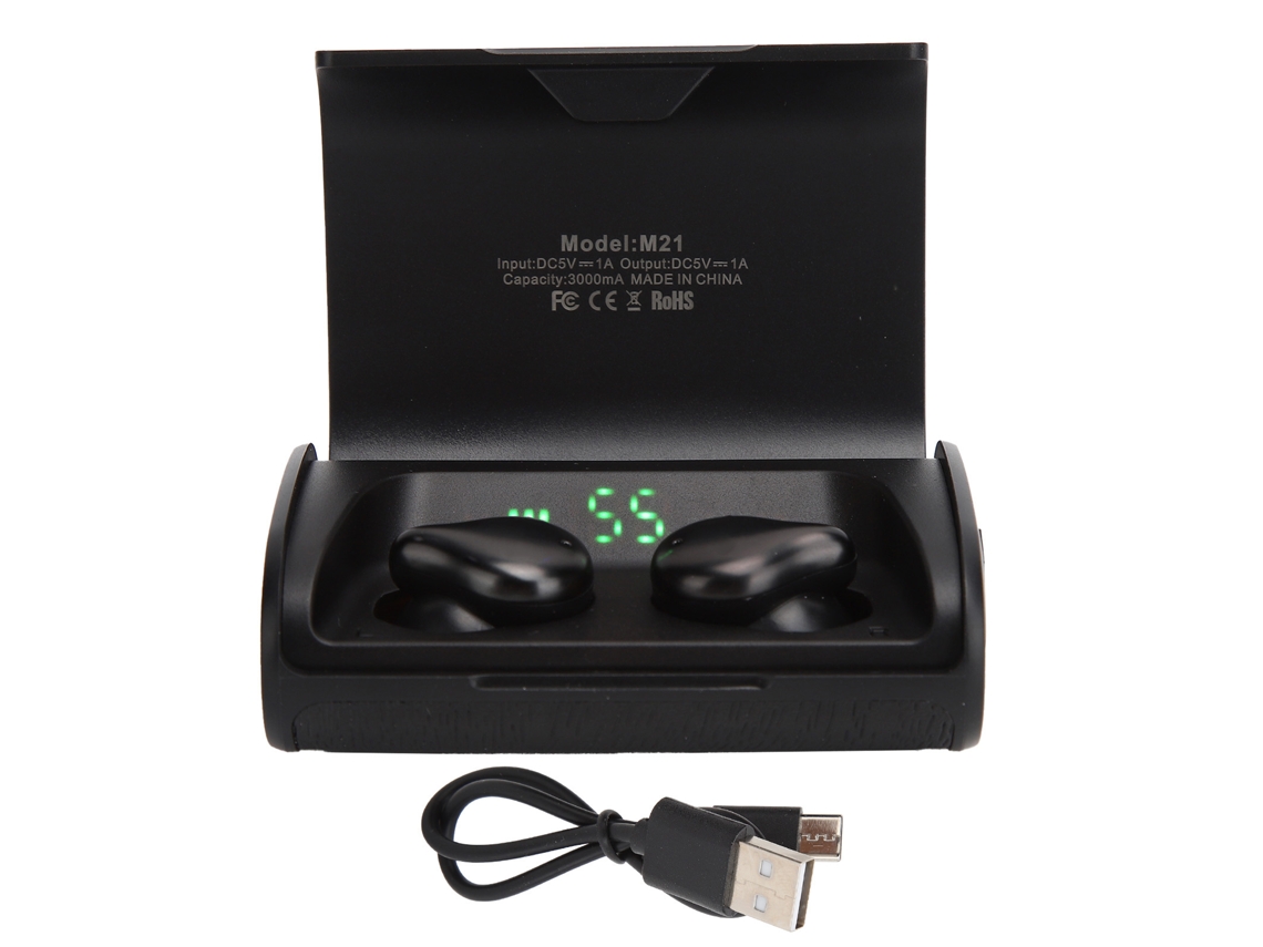 Auriculares Inalámbricos Bluetooth 5.0 Con Pantalla Táctil Digital Para Deportes M21