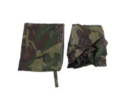 Poncho De Lluvia Militar Impermeable Con Capucha Ripstop Para Cazar Campamento Senderismo Outdoor Multifunción