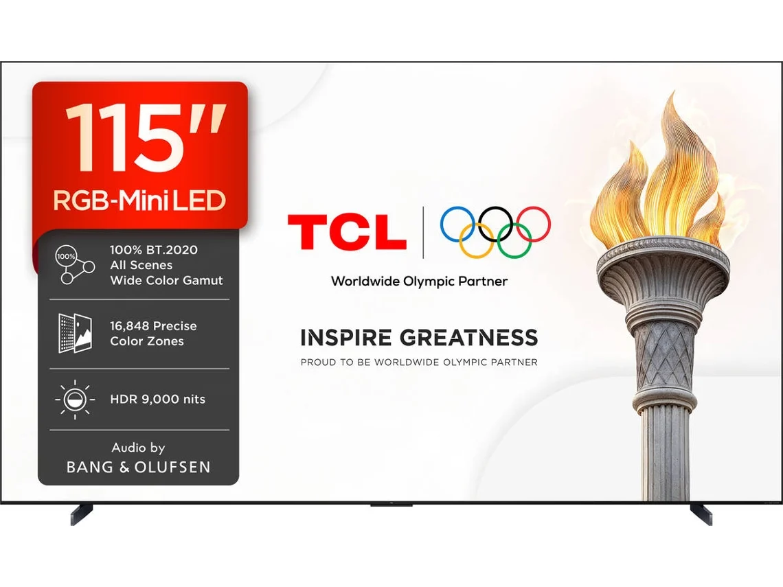 TV TCL 115RM9L (RGB-MINILED - 115'' - 292 cm - 4K Ultra HD - Smart TV)