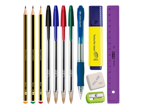 Ecopack Basic 12 Pack Ahorro Completo Con Material Escolar de Primeras Marcas