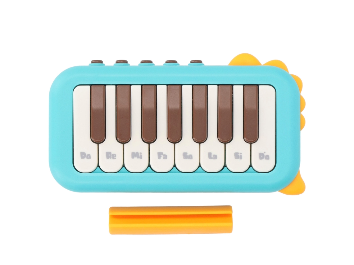 Máquina De Piano De Bolsillo Para Niños Juguete De Piano Electrónico Para Niños Y Niñas Azul Juguete Educativo Temprano